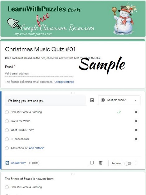 Music Crossword Google Apps™ Quiz #03
