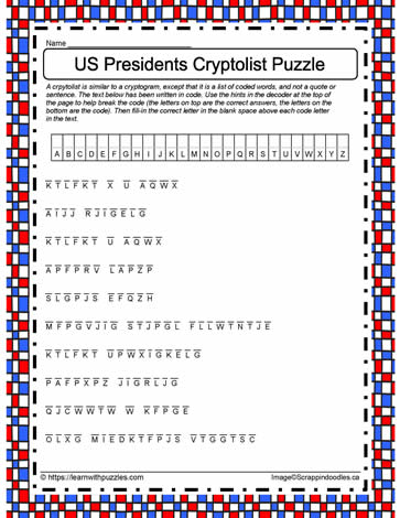 US Presidents Cryptolist #05
