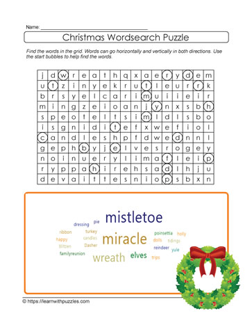 Christmas Word Find #04