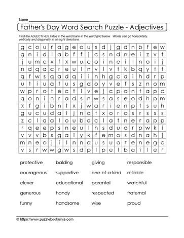 Hidden Words Puzzle