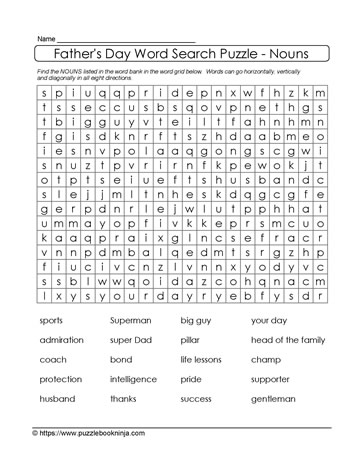 Search A Word Puzzle