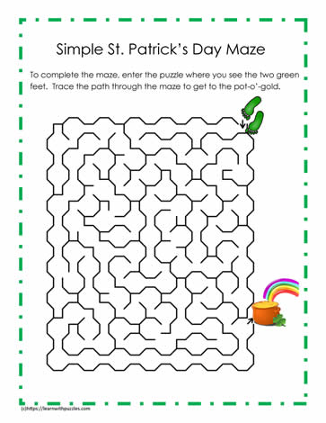 St. Patrick's Day Maze-03