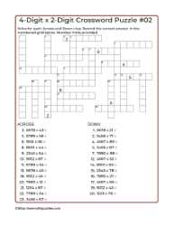 4-Digit x 2-Digit Crossword #02