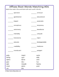 Root Words Matching-04