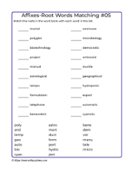 Root Words Matching-05