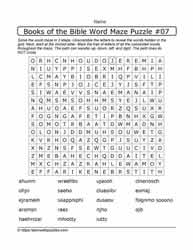 Books of the Bible-Word Maze-07