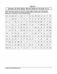 books of the bible learn with puzzles