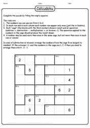 Calcudoku Puzzle-18