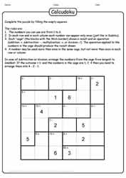 Calcudoku Puzzle-20