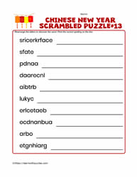 Scrambled Letters Puzzle-13