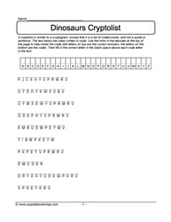Cryptolist of Dinosaurs