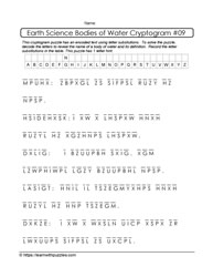 Earth Science Cryptogram-09