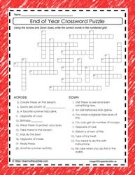 End of Year Crossword #05
