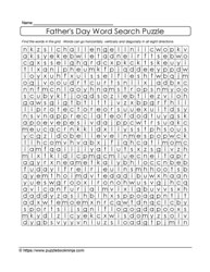 fathers day word search puzzles learn with puzzles