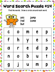 Find the Sight Words 14