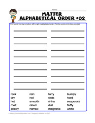 Matter Alphabetical Order-02