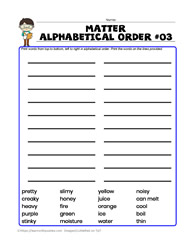 Matter Alphabetical Order-03