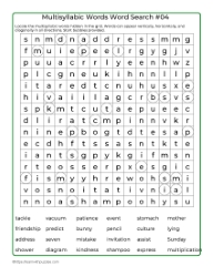 Word Search Puzzle 04