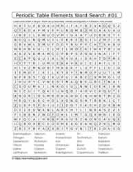 Periodic Word Search #01