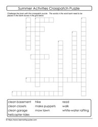 Summer Crosspatch Puzzle #06