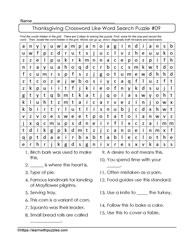 Crossword Word Search #09