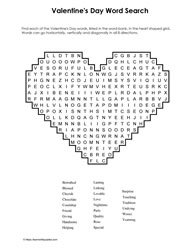 Valentine's Word Search #05