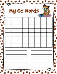 Word Search Activity Letter C