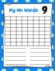 Word Search Activity Letter N
