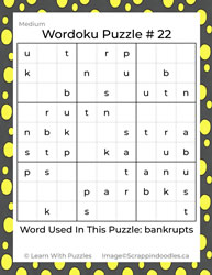 Wordoku Puzzle #22