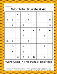 Wordoku Puzzle #46